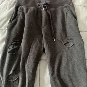 Aeire cut up sweatpants
